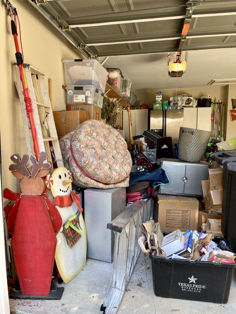 garage organization project before | Girl Wonder Life