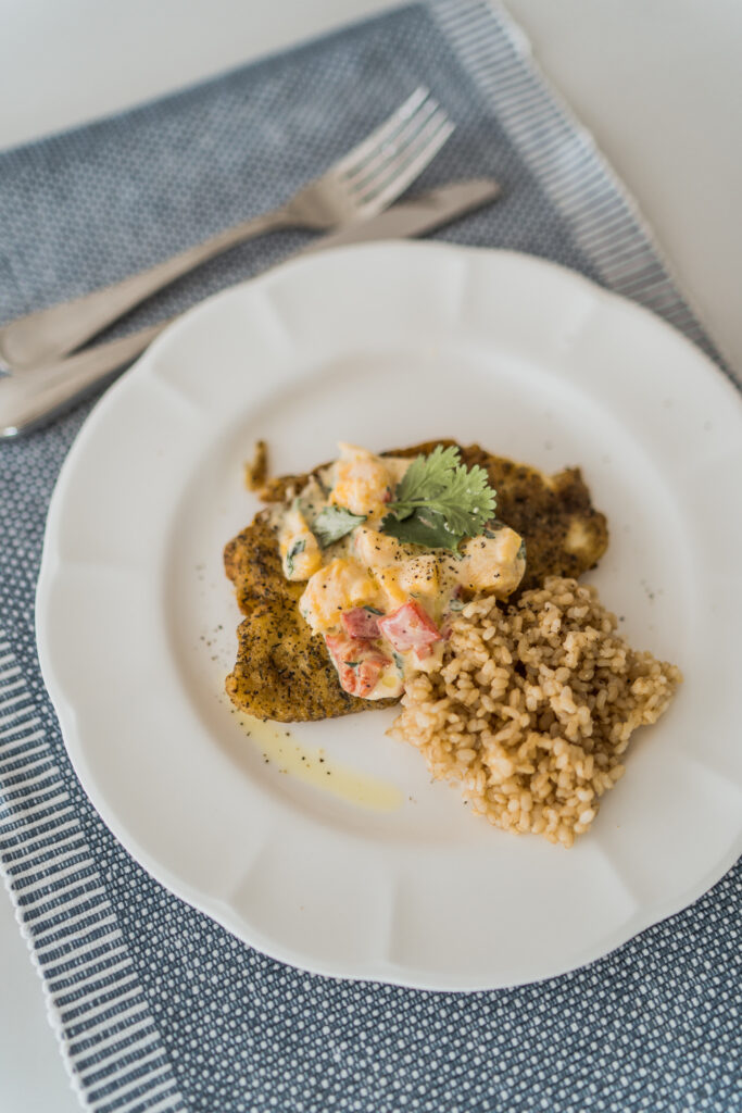 Baked Tilapia with fresh mango slaw | Adored by Alex