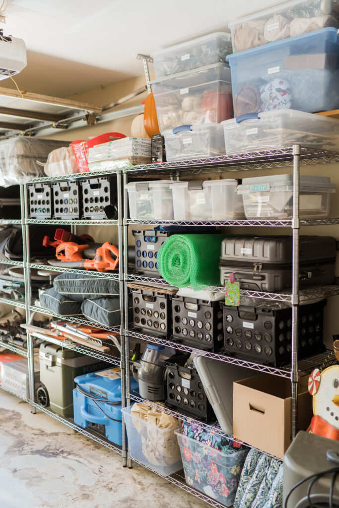 Garage organization project: before, during and after | Girl Wonder Life