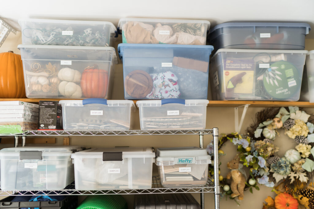 How to tackle garage organization tubs and labels | Girl Wonder Life