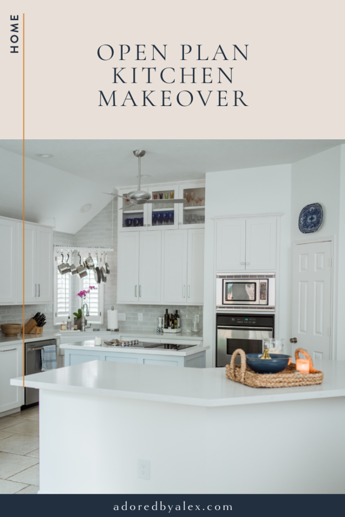 open plan kitchen renovation before and after | Girl Wonder Life