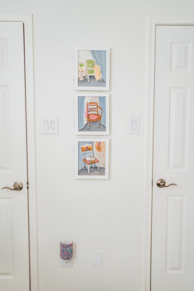 Custom commissioned artwork for a baby nursery | Girl Wonder Life
