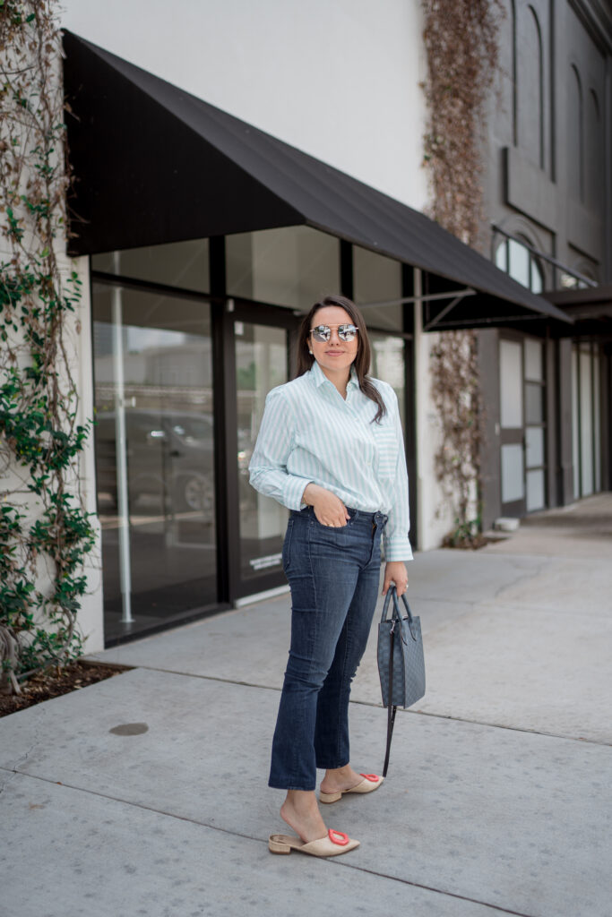 AYR Deep End button-down shirt fit and quality review | Adored by Alex